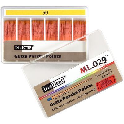 Millimeter Marked and Laser Inspected Gutta Percha Points  Gutta Percha ISO ML.029, 120/Box - 3Z Dental