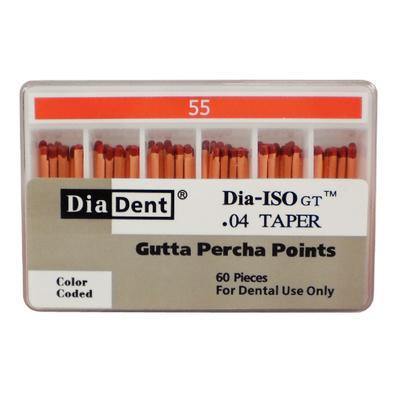 Dia-ISO GT Gutta Percha Points  0.04 Taper, Slide Package 60/Box