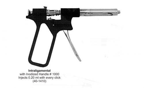 Aspirating Syringe Intraligamental With Inodized Handle # 1000 image 0