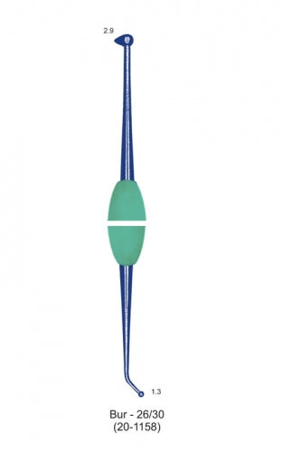 Blue Titanium Coated Burnisher Bur-26/30 image 0