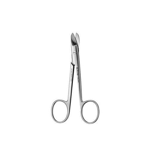 Scissor Crown &amp; Gold Str One Blade Serrated 12 cm