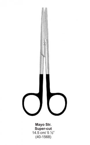 Dental Scissor Super-cut Mayo Str 14.5 cm image 0