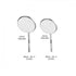 Front Surface Single Sided Dental Mirror Simple Stem image 0