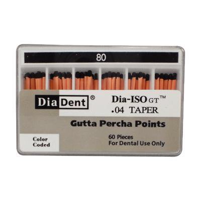 Dia-ISO GT Gutta Percha Points  0.04 Taper, Slide Package 60/Box
