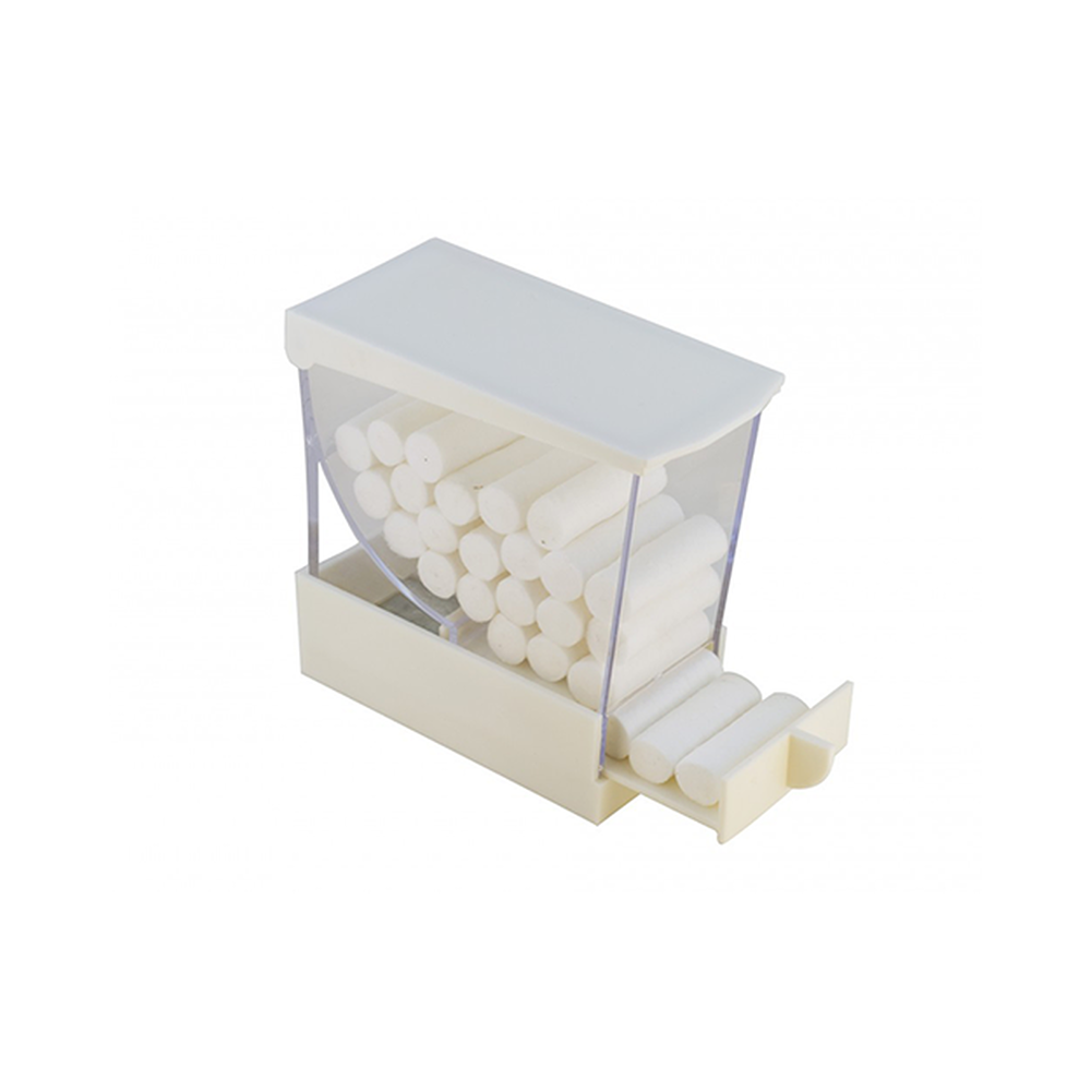 Cotton Rolls Dispenser - White image 0