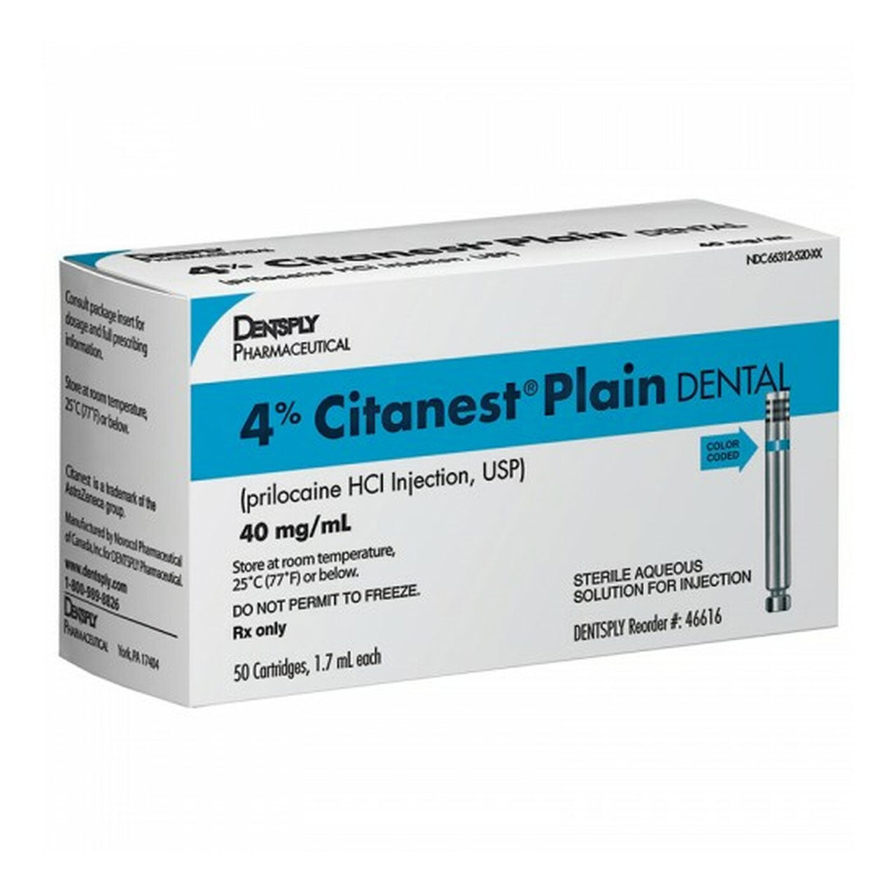 Citanest Plain 4%, 50/Box image 0