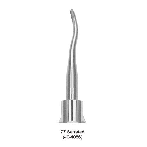 Dental Root Elevator 77 Serrated image 0