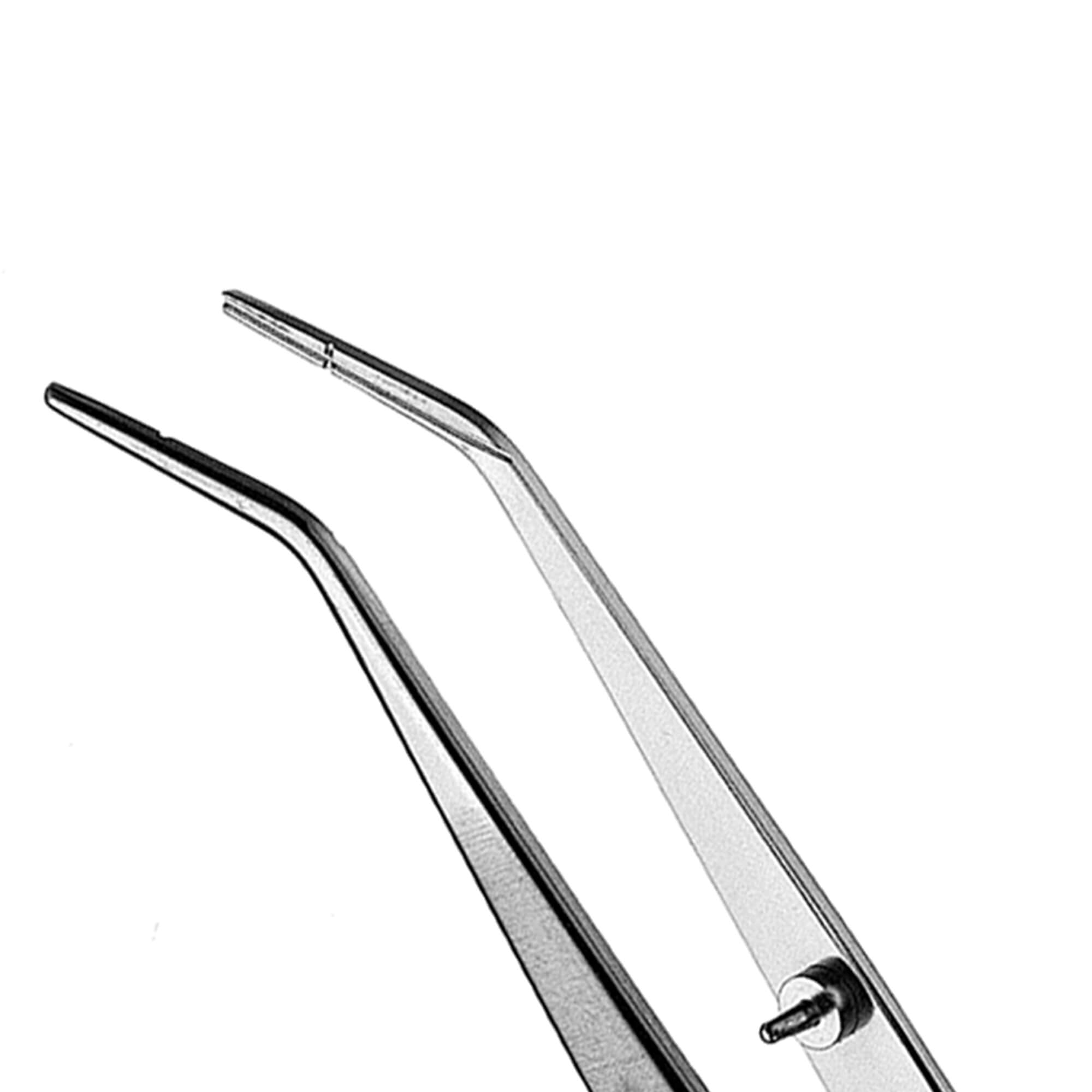Self Locking Endo Grooved Dental Plier Tweezer