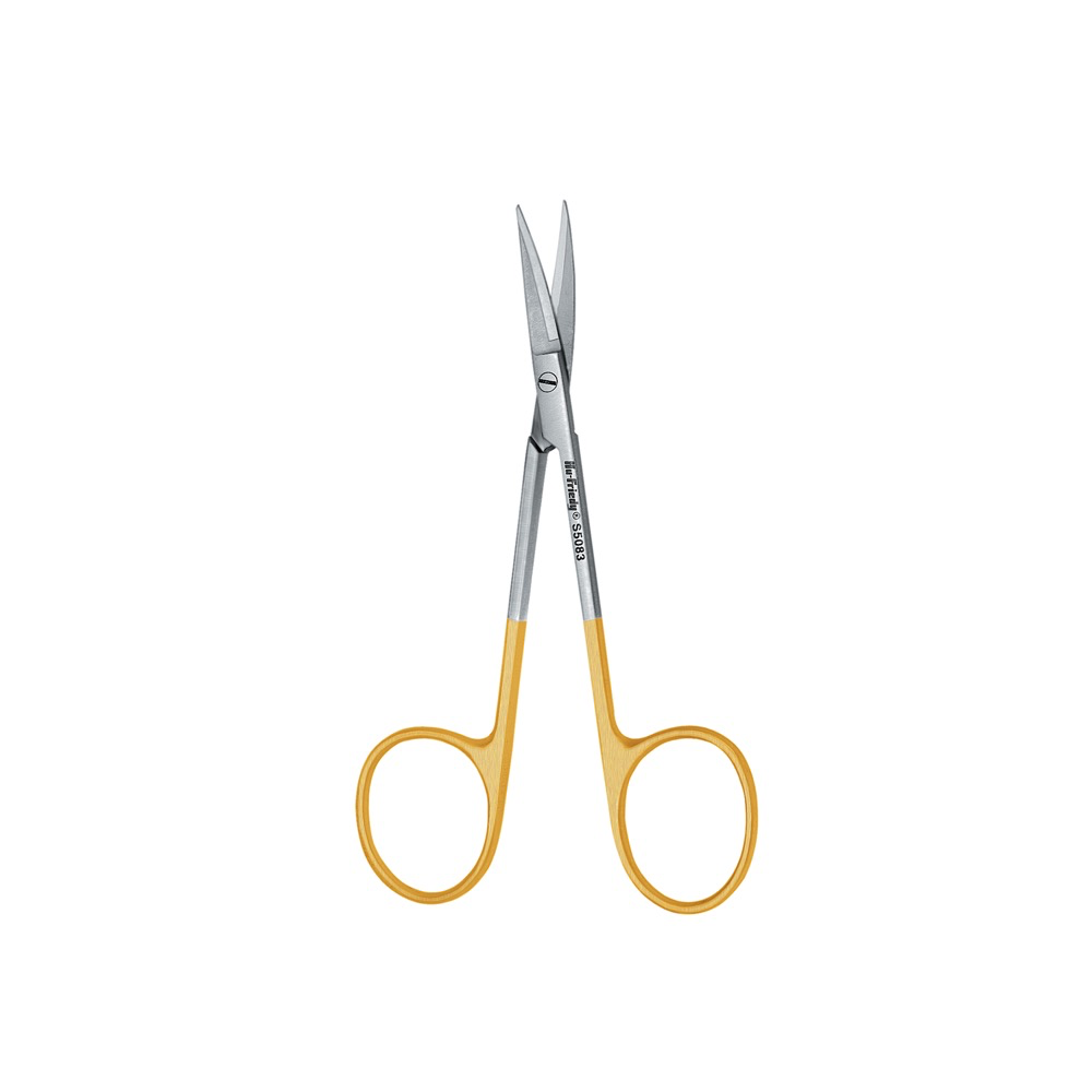 Dental Scissor with Carbide Tip Iris Curved 11.5 cm