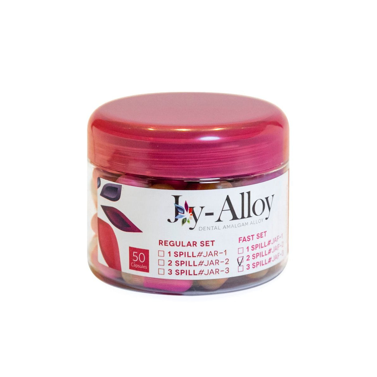 Joy-Alloy Dental Amalgam Alloy 50 Capsules