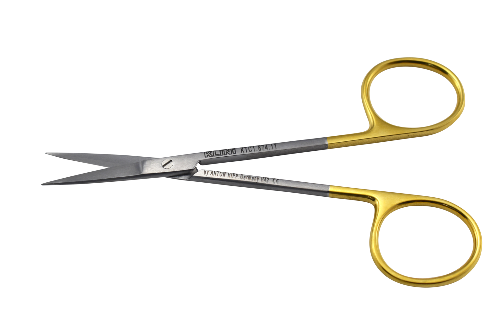 Dental Scissor with Carbide Tip Iris Straight 11.5 cm
