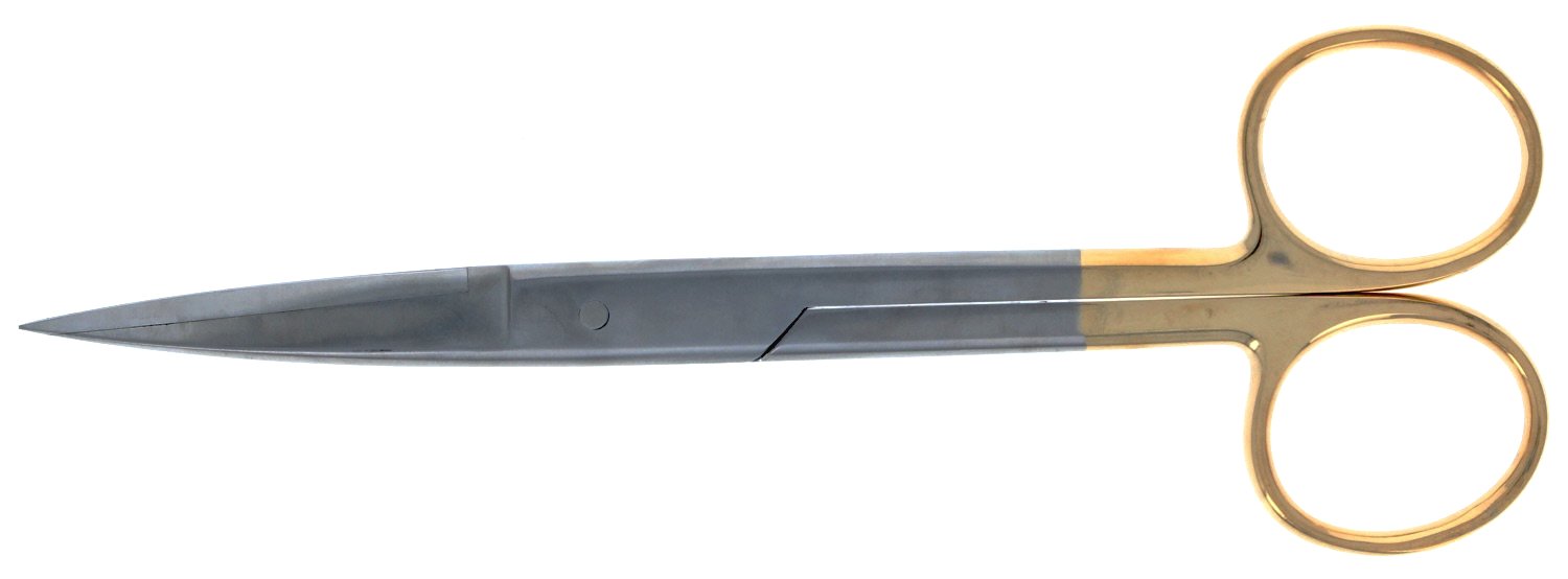 Carbide Tip Operating Scissor Sh/Sh Straight 14.5 cm