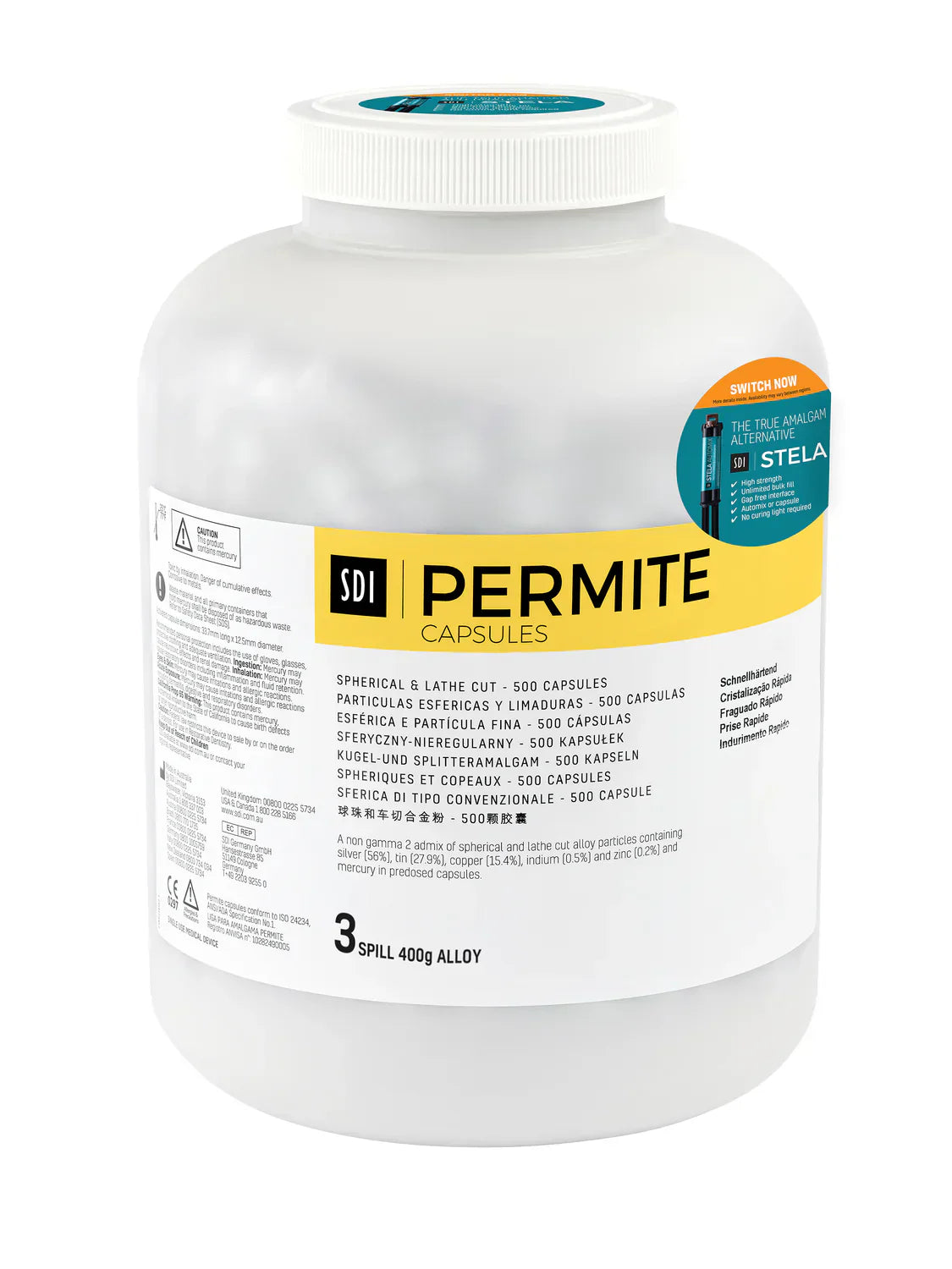 Permite Caps Dispersed Phase Alloy