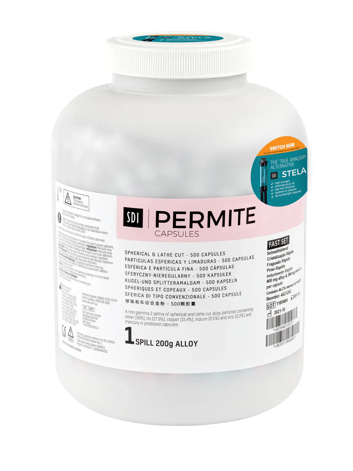 Permite Caps Dispersed Phase Alloy
