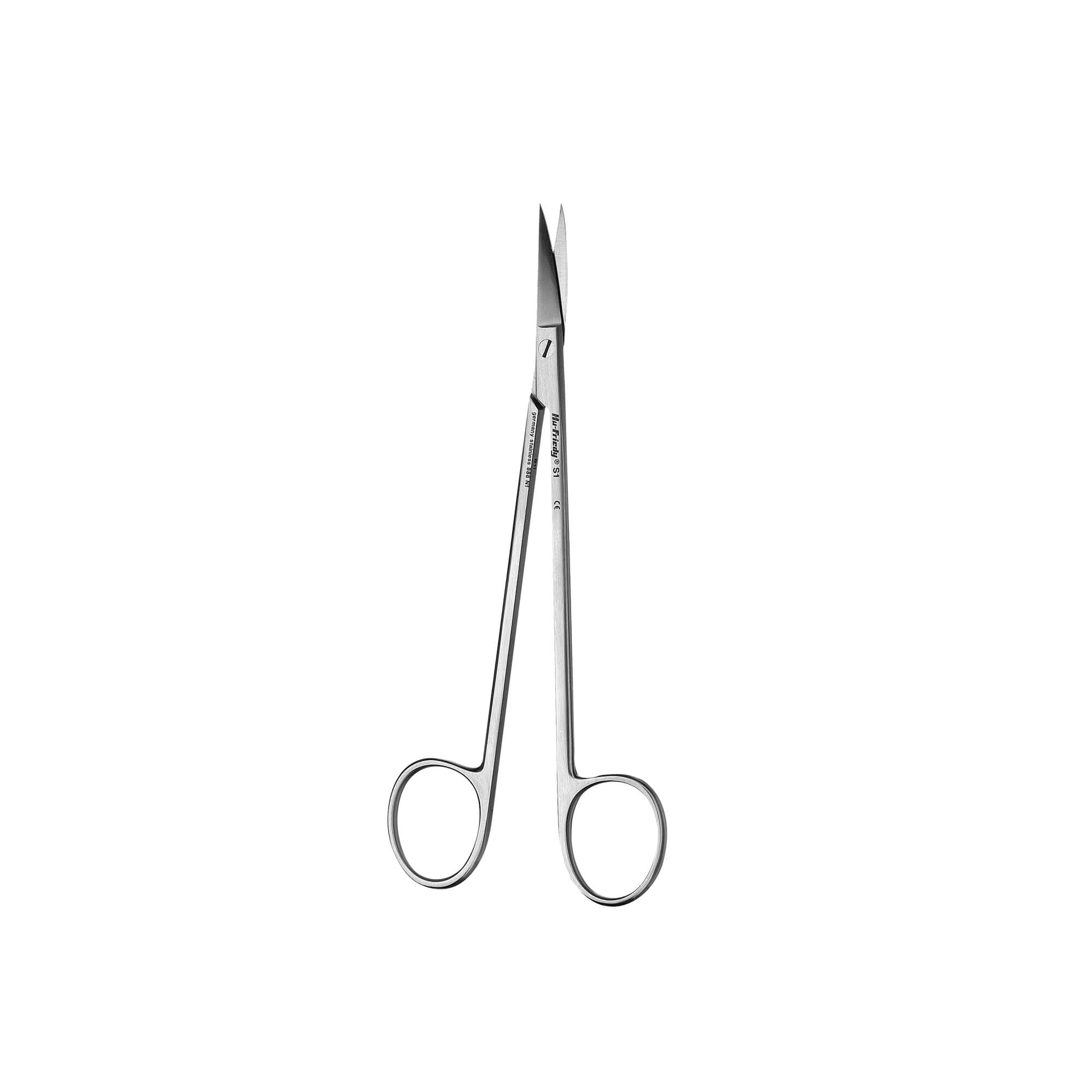 Scissors Kelly Str One Blade Serrated 16 cm
