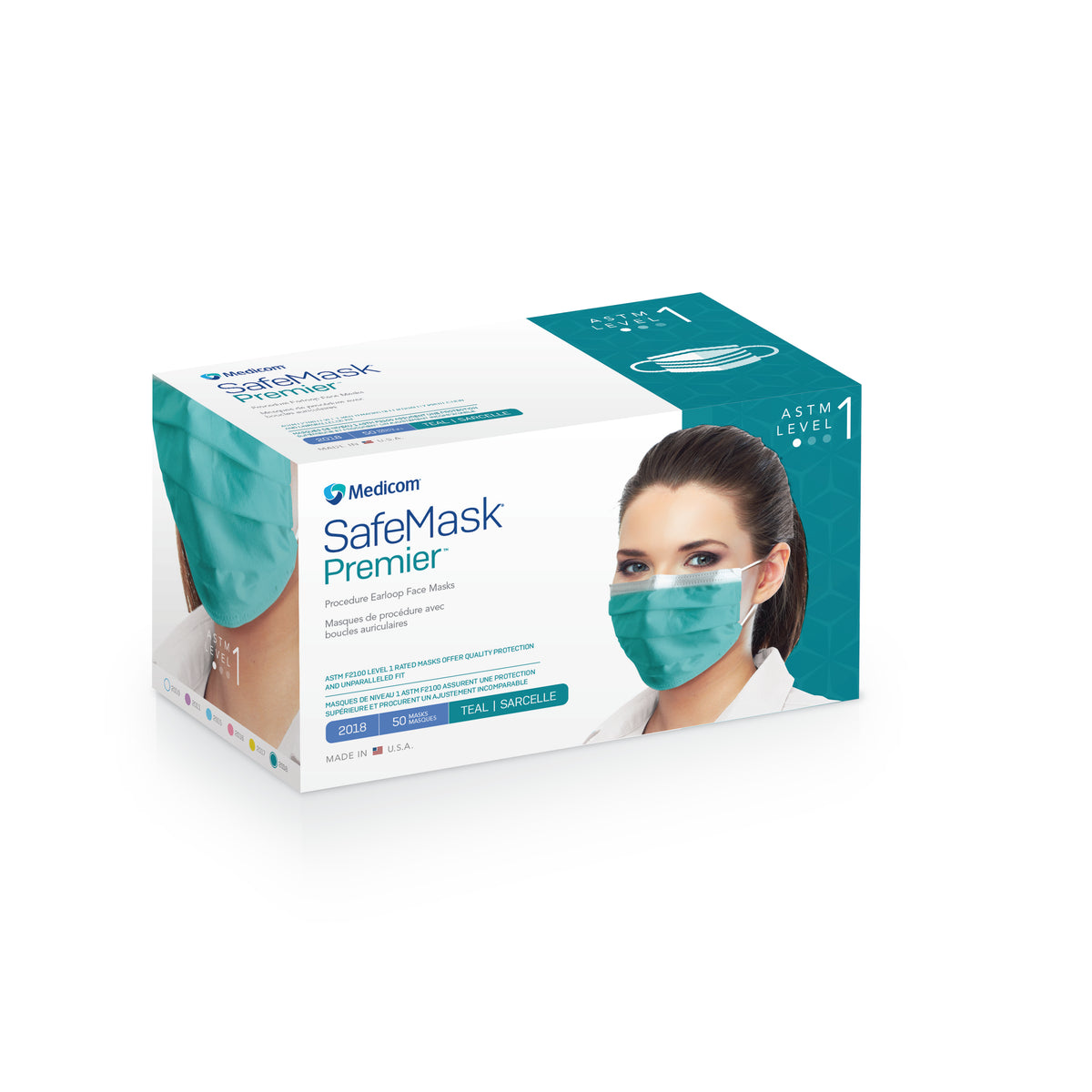 SafeMask Premier Earloop Mask - Level 1