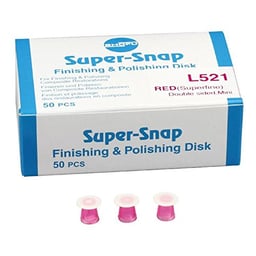 Super Snap Disks L521, Super-polishing (Superfine), Red Mini 50/Pk
