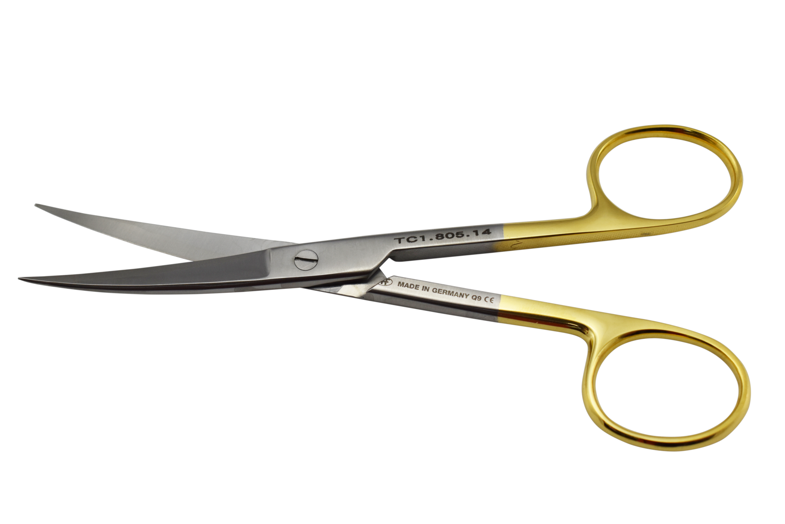Carbide Tip Operating Scissor Sh/Sh Curved 14.5 cm