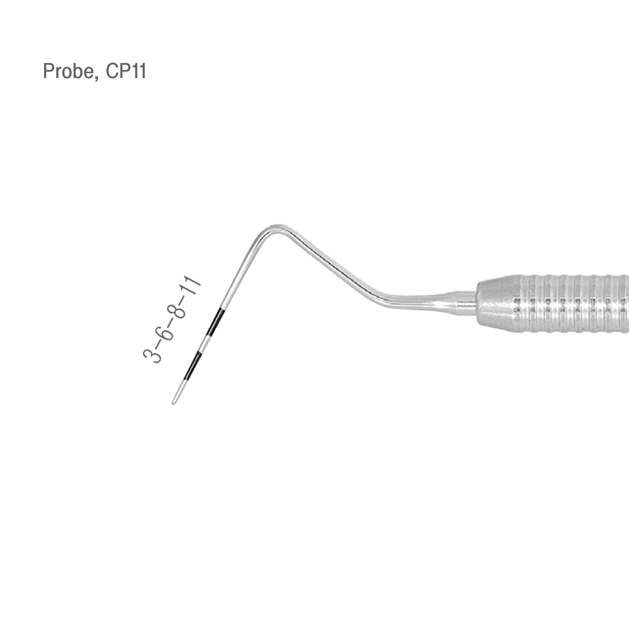 Cpi Probe Color Code Single End Color-Coded Probe CP-11 – Sintco Dental