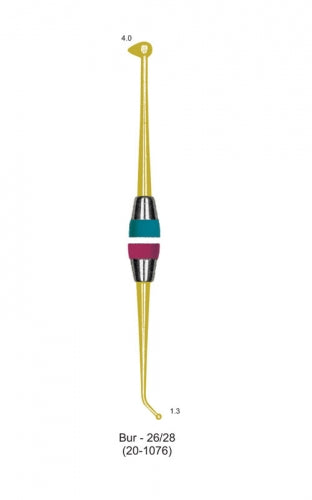 Soft Grip Gold Titanium Coated Burnisher Bur-26/28 image 0