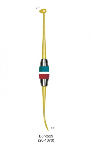 Soft Grip Gold Titanium Coated Burnisher Bur-2/29 image 0