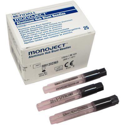 Monoject Endodontic Blunt Cannulas 25/Pkg