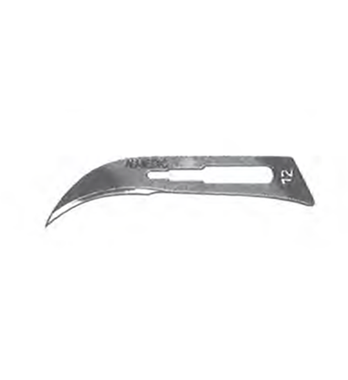 AL Scalpel Blade 12 Carbon Sterile 100/Bx