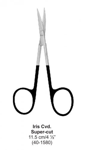 Dental Super-cut Scissor Iris Cvd 11.5 cm image 0