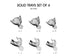 Dental Impression Trays Solid Trays Set of 6 image 0