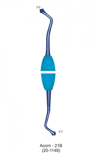 Blue Titanium Coated Burnisher Acorn-21B image 0