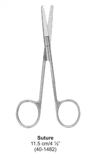 Dental Scissor Suture 11.5 cm image 0