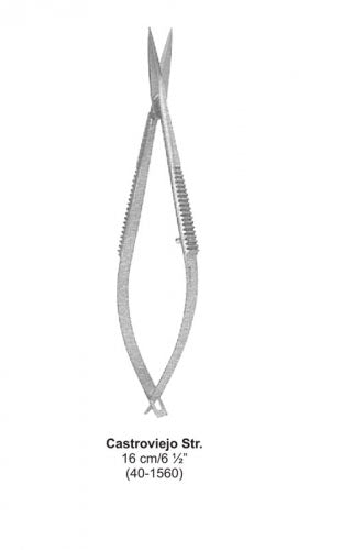 Dental Scissor Castroviejo Str 16 cm image 0