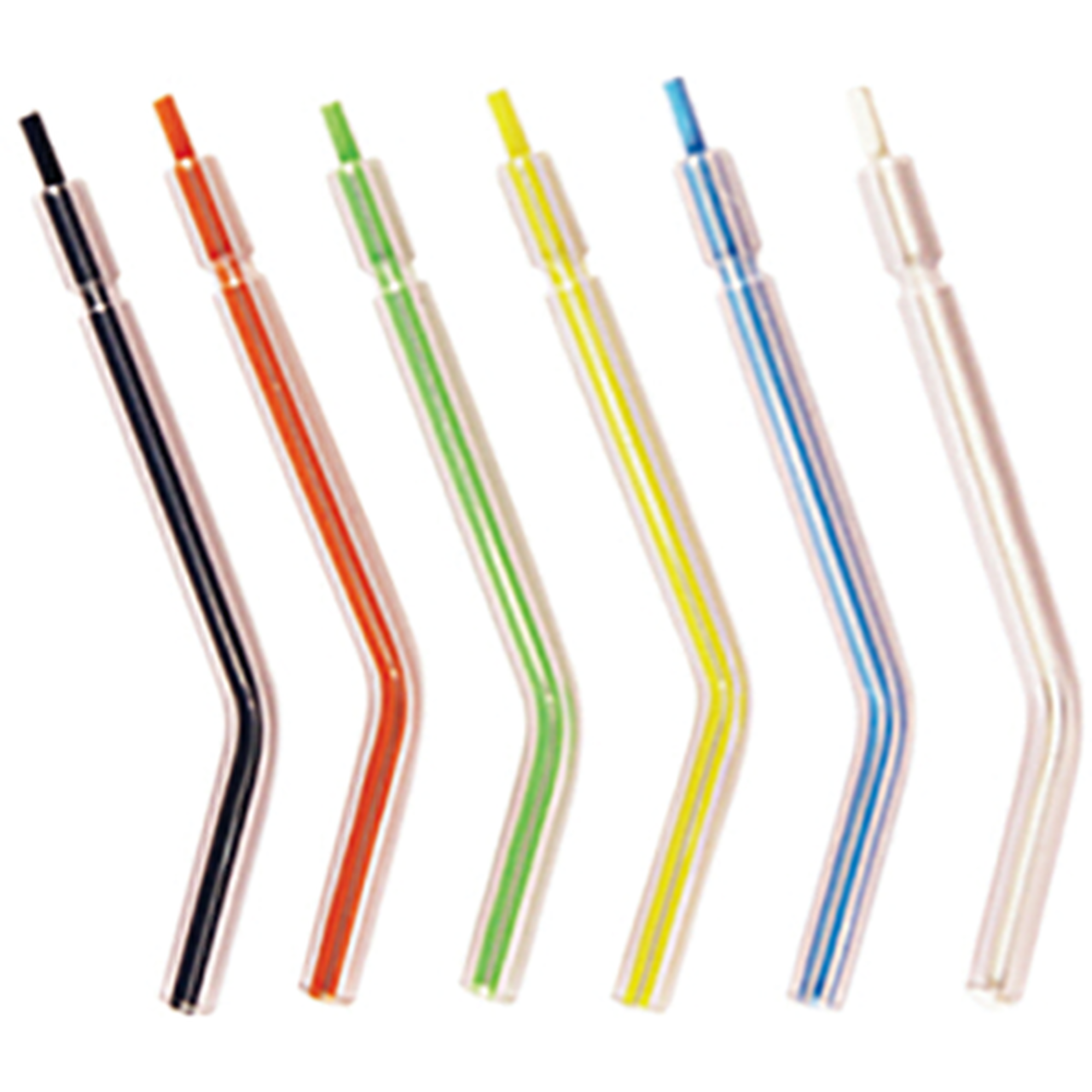 Air/Water Syringe Tips Plastic, Rainbow 250/Box image 0