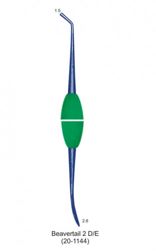 Blue Titanium Coated Burnisher Beavertail 2 D/E image 0