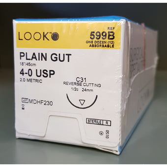 Sutures 599B 4-0 Gut image 0
