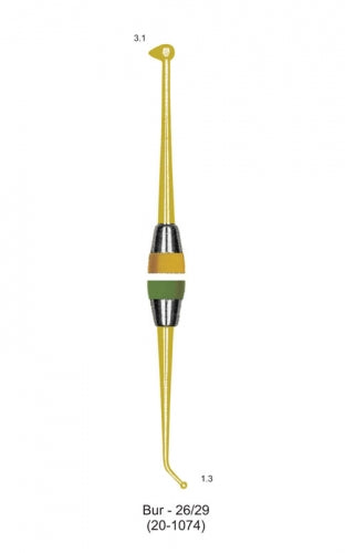 Soft Grip Gold Titanium Coated Burnisher Bur-26/29 image 0