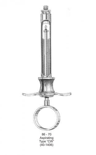 Aspirating Syringe Type CW 86-70 image 0