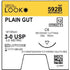 Sutures. Plain Gut. 592B 3-0 18" C-6 3/8 Circle 19mm 12/Pk image 0