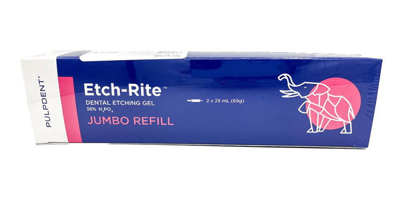 Etch-Rite Jumbo Refill 2 x 25ml Syringe