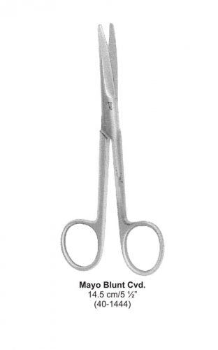 Dental Scissor Mayo Blunt Cvd 14.5 cm image 0