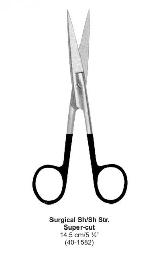 Dental Super-cut Scissors Surgical Sh/Sh Str 14.5 cm image 0