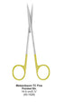 Dental Scissor with TC Tip Metzenbaum Fine Pointed Str 14.5 cm image 0