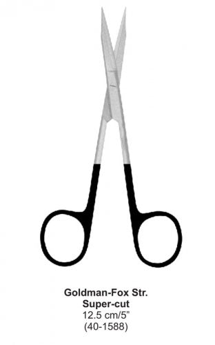 Dental Super-cut Scissors Goldman-Fox Str 12.5 cm image 0