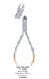 Dental Ortho Instruments Hard Wire Cutter 15 Degree Angled with TC Tips Cuts Wire 0.30 mm to 0.50 mm image 0