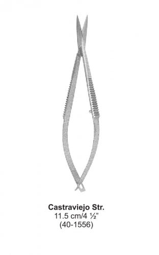 Dental Scissor Castroviejo Str 11.5 cm image 0
