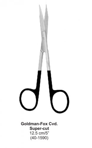 Dental Super-cut Scissors Goldman-Fox Cvd 12.5 cm image 0