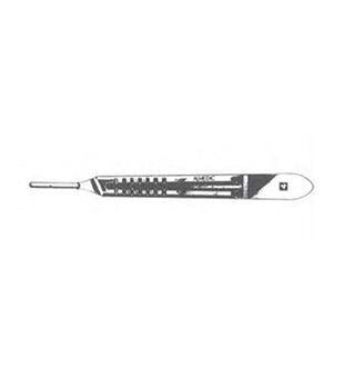 AL Scalpel Handle #4 Stainless Steel image 0