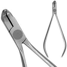 Ortho Distal End Cutter with Safety Hold, Minihead with TC Insert, Long Beak and Long Straight handle Cuts 0.30mm to 0.50 mm