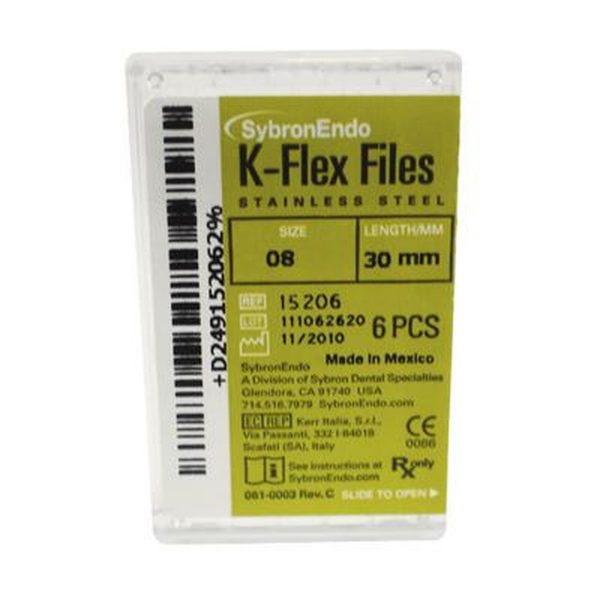 K-Flex File 30mm #08 – 40 6/Bx (Sybron Endo)